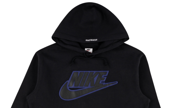 Supreme Nike Leather Applique Hoodie "FW 19" - SU8467